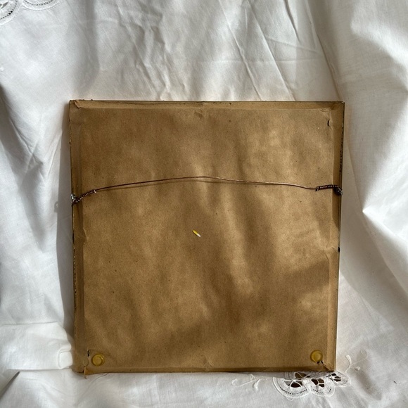 Framed Multi-Color Patchwork Textile Art - Picture 2 of 2